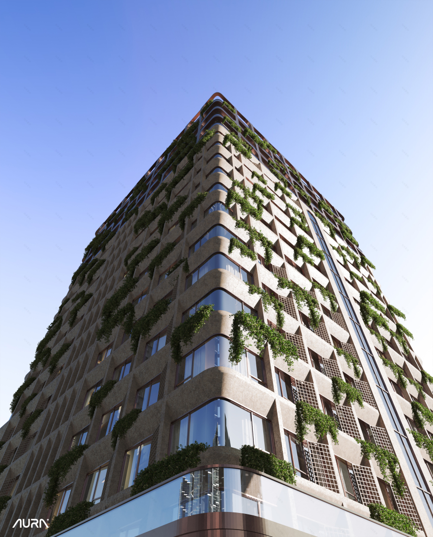 华盖;树冠层;天篷(具体含义需结合语境确定,这里按常见释义给出) 丨阿联酋迪拜丨Aura Plus Studio-9