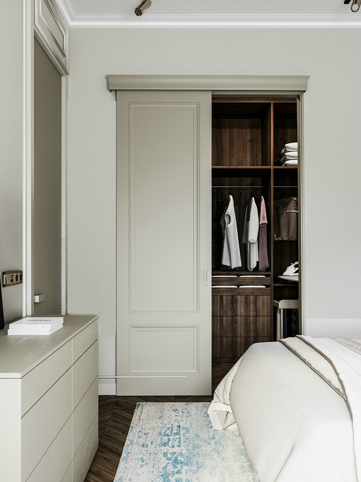 53㎡原木+蓝色 掀起席卷夏日的迷人风暴-13