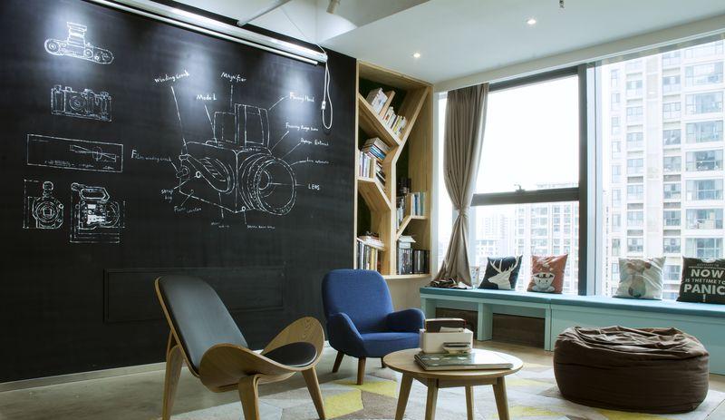 青岛追梦影视工作室 | 几何创意办公空间-3