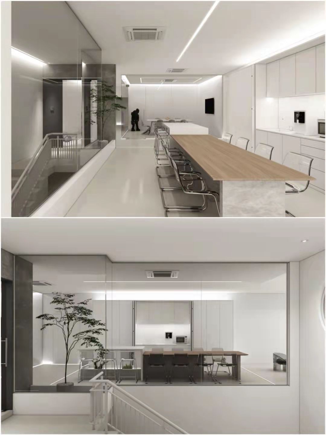 净与静美学的极简风办公室设计-9