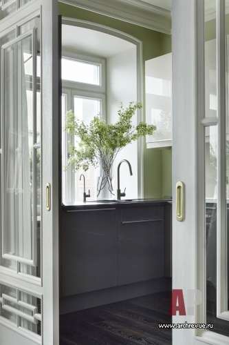 莫斯科 Патриарших прудах带阁楼的两层公寓设计丨俄罗斯莫斯科丨Зольтманн Инна-38