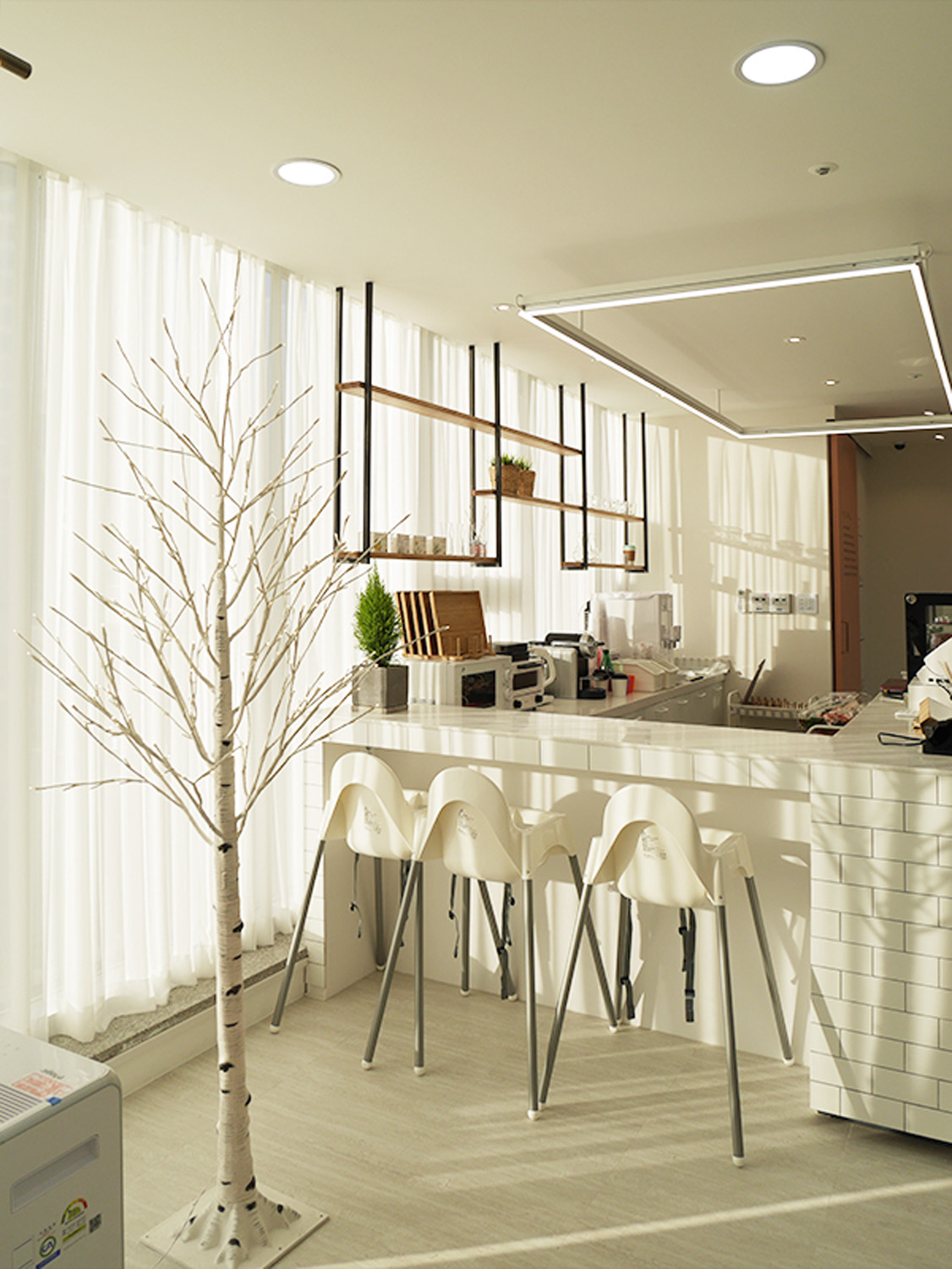 韩式简约风 点彩咖啡馆设计-10