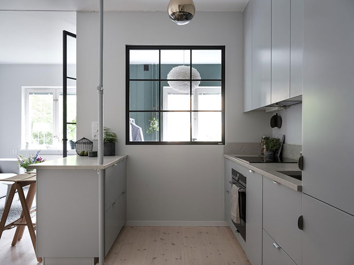 现代北欧风小公寓设计，色彩搭配展现独特魅力-10