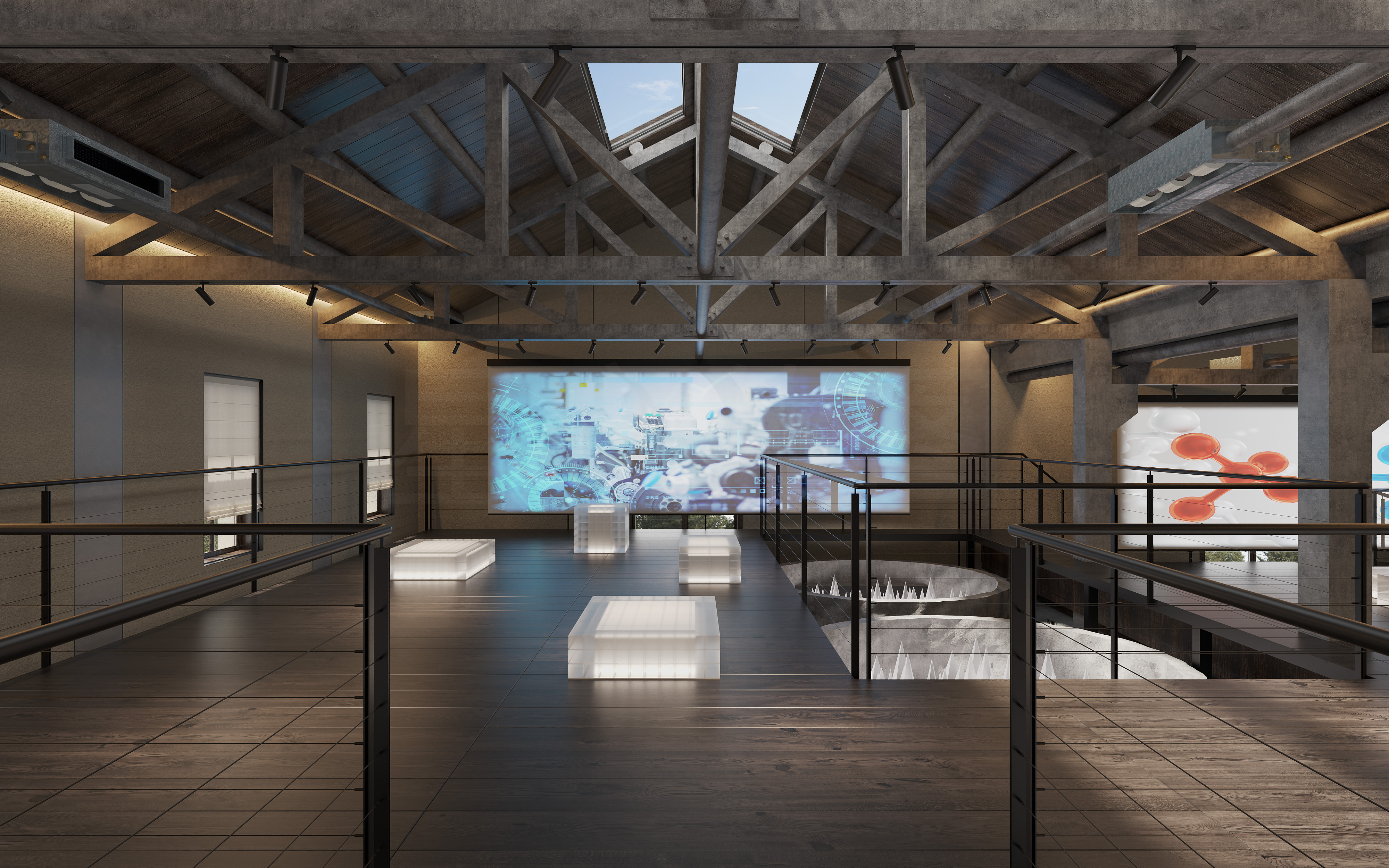 厂房改造 休闲茶饮会所-7