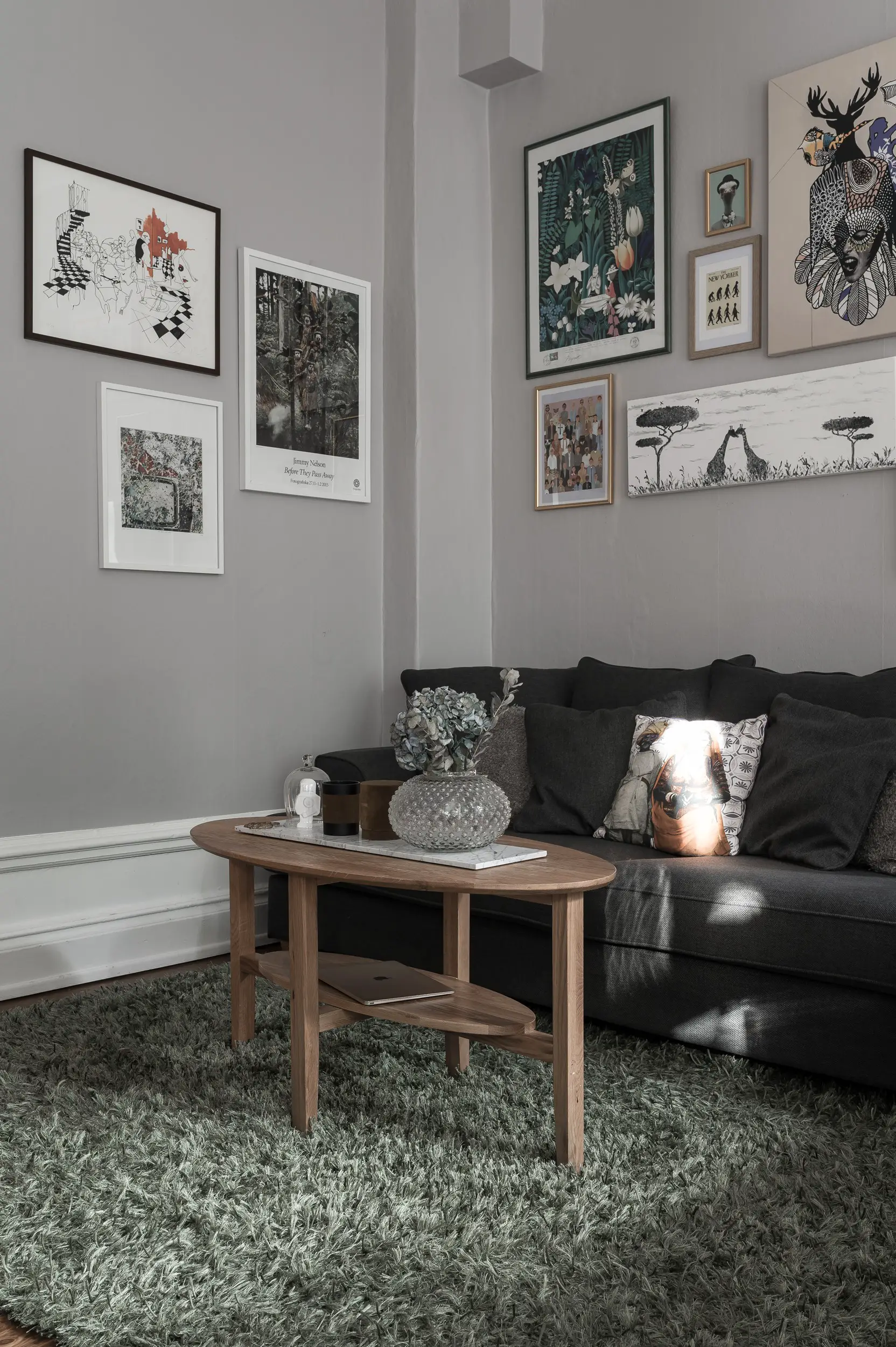 暗夜公寓，灰色温馨空间-13