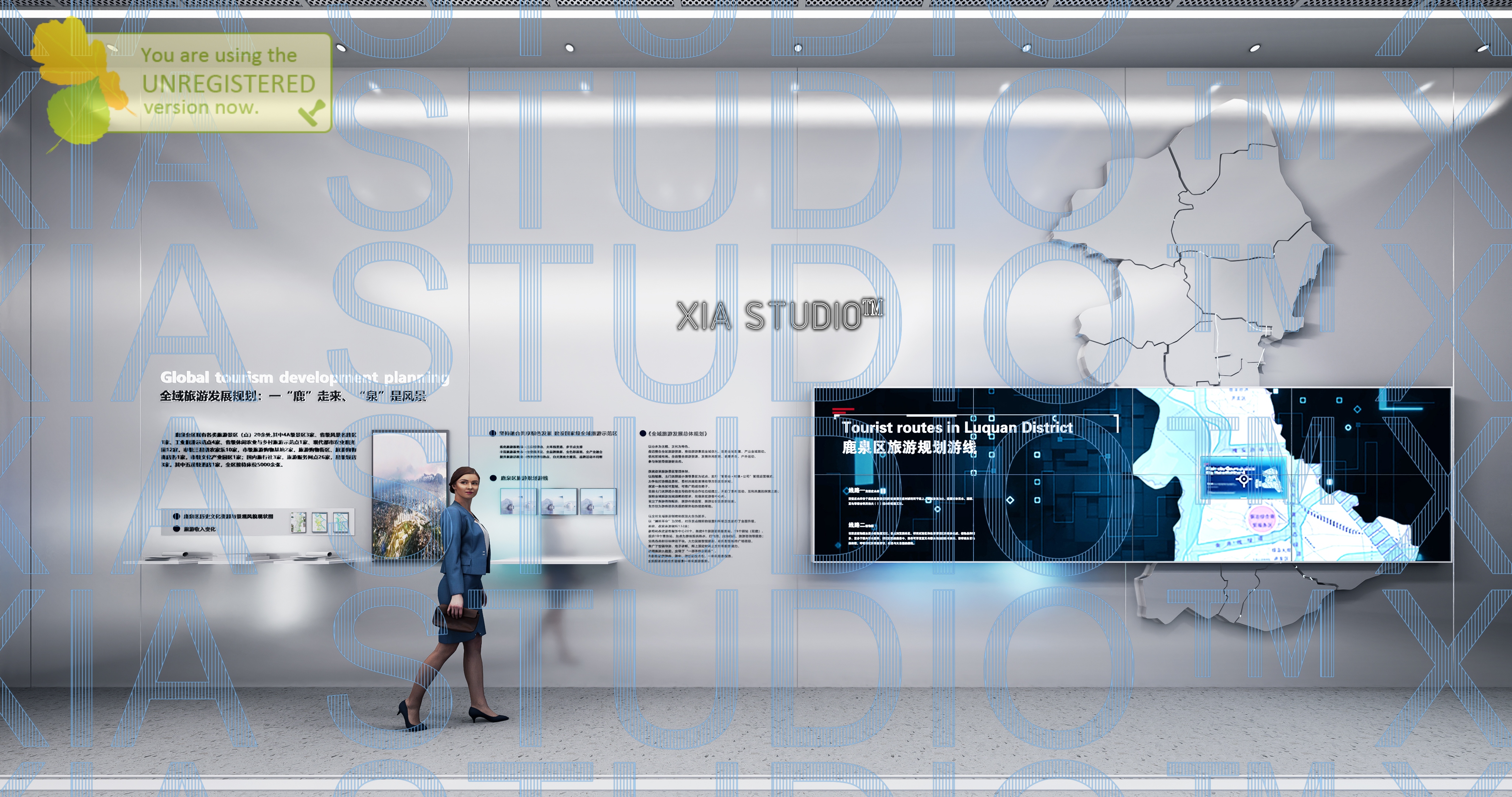 某城区规划展厅设计-10