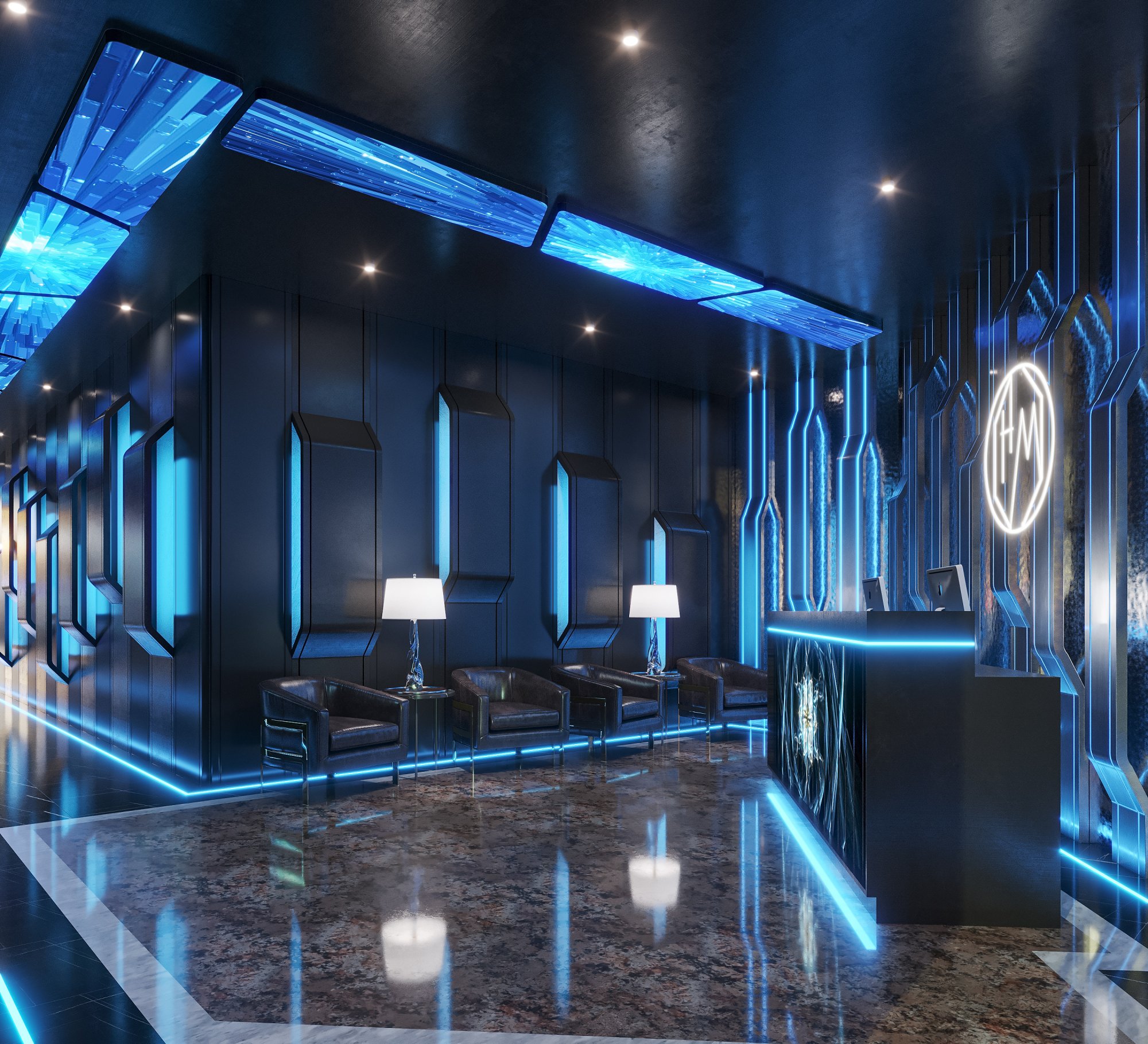 光与色彩的梦幻奢华 · KTV 娱乐空间设计-6