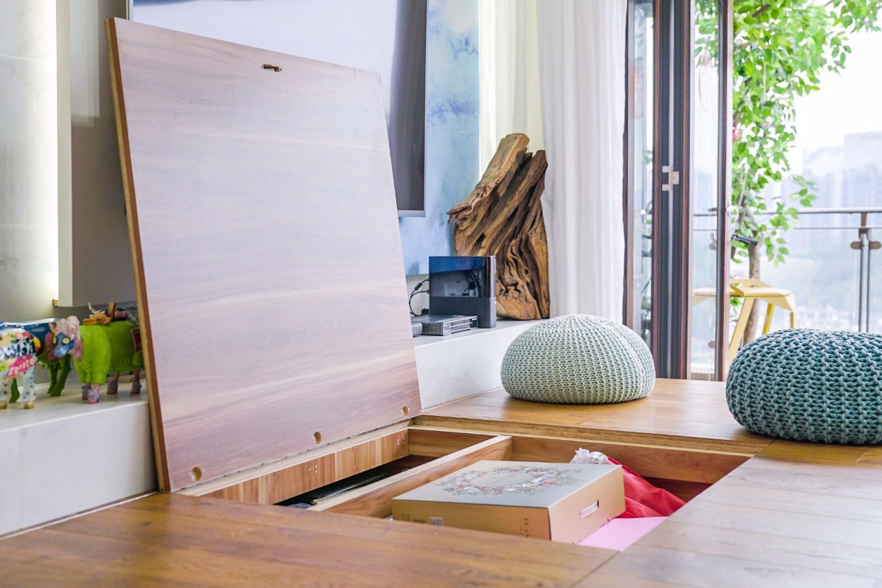 他在20楼挖池塘、造园子丨把家改成空中花园-34