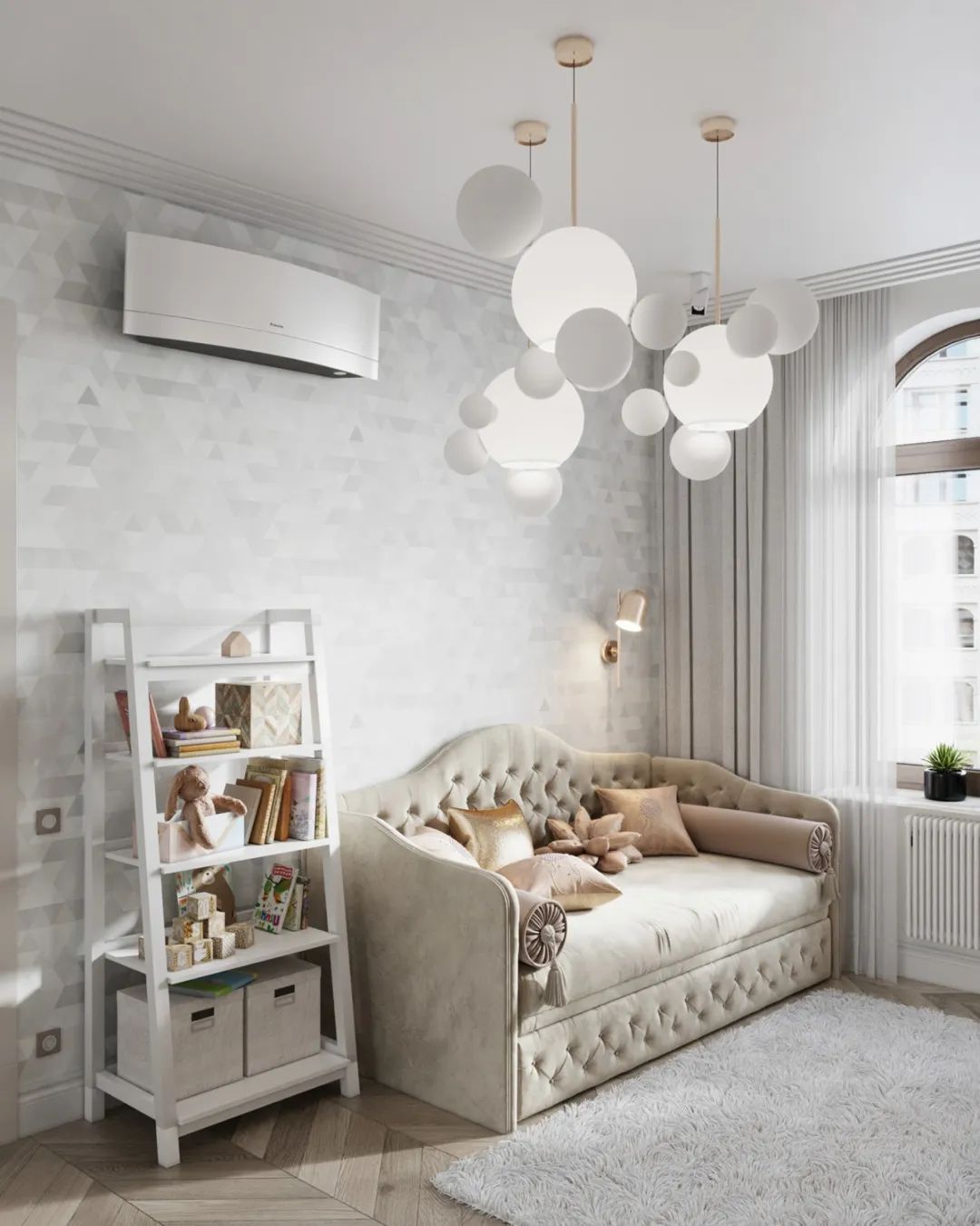 现代灰白风的居住空间-22