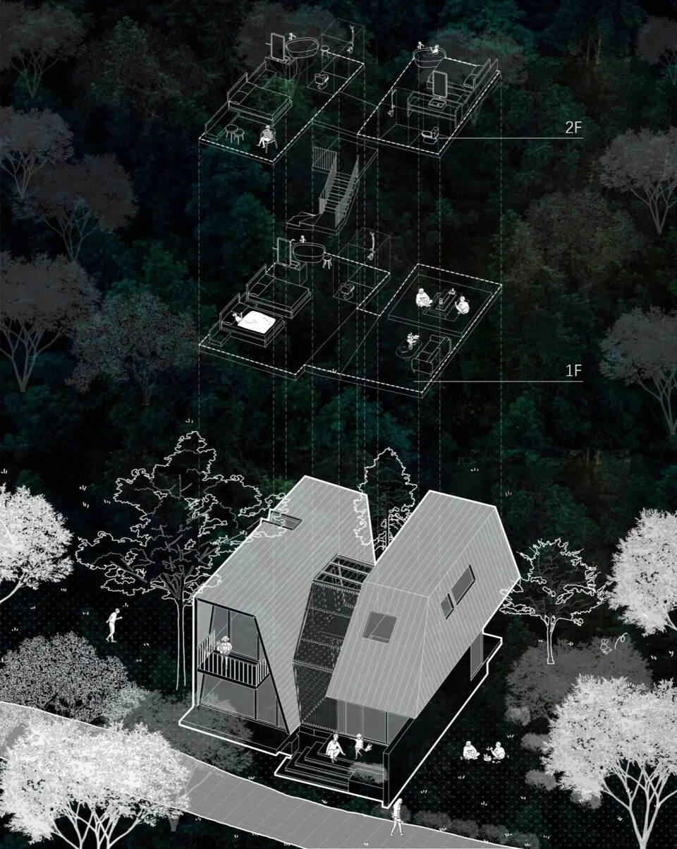 蝶的森林民宿丨中国广州丨广州城外建筑设计有限公司-196