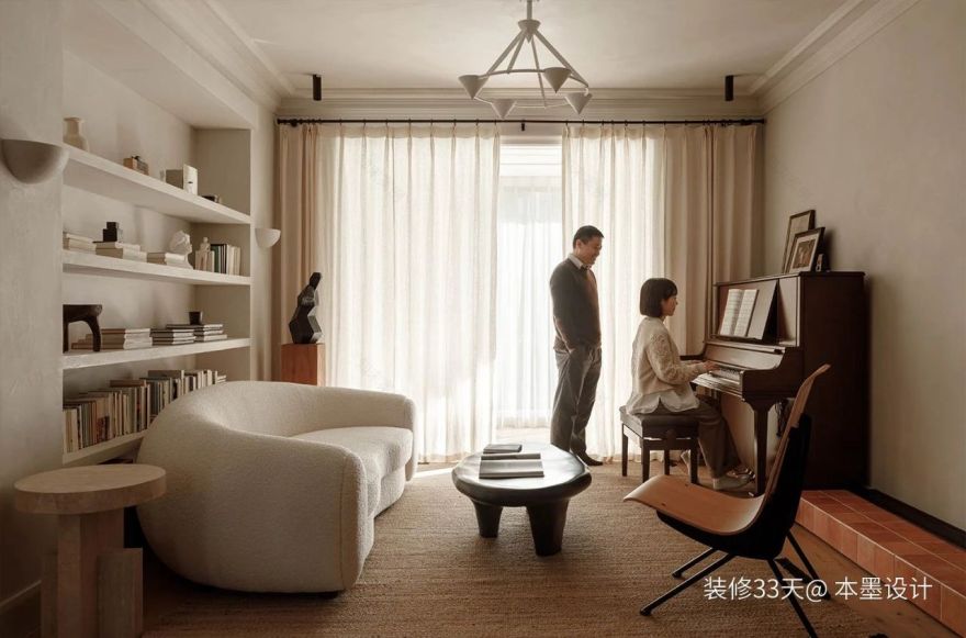 117 平中古侘寂质感三口之家丨中国上海-10