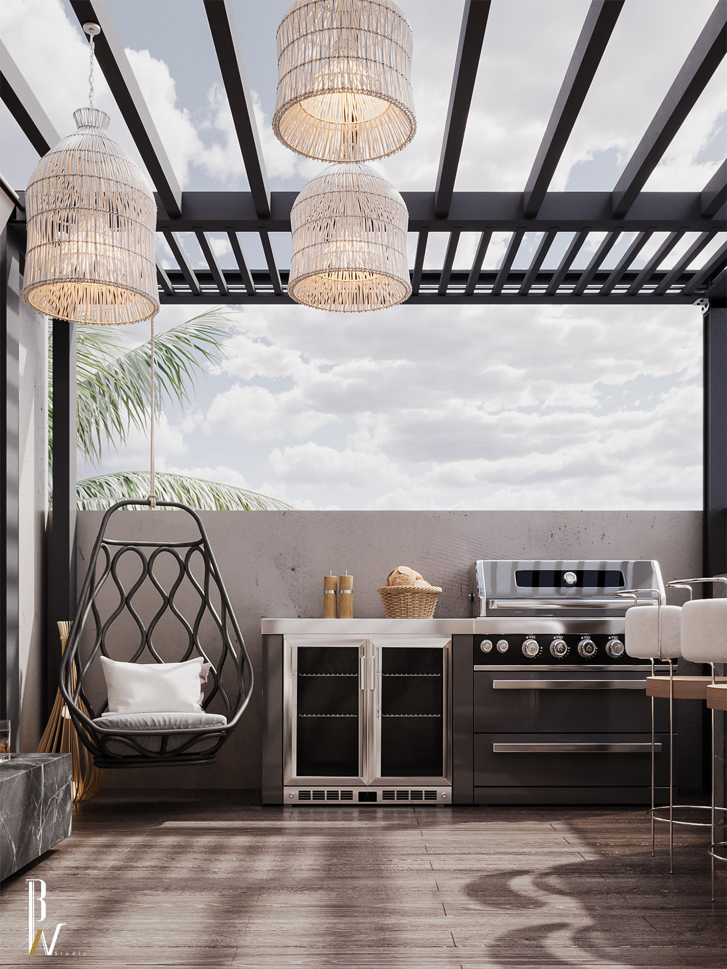 露台；平台丨Black N White-14