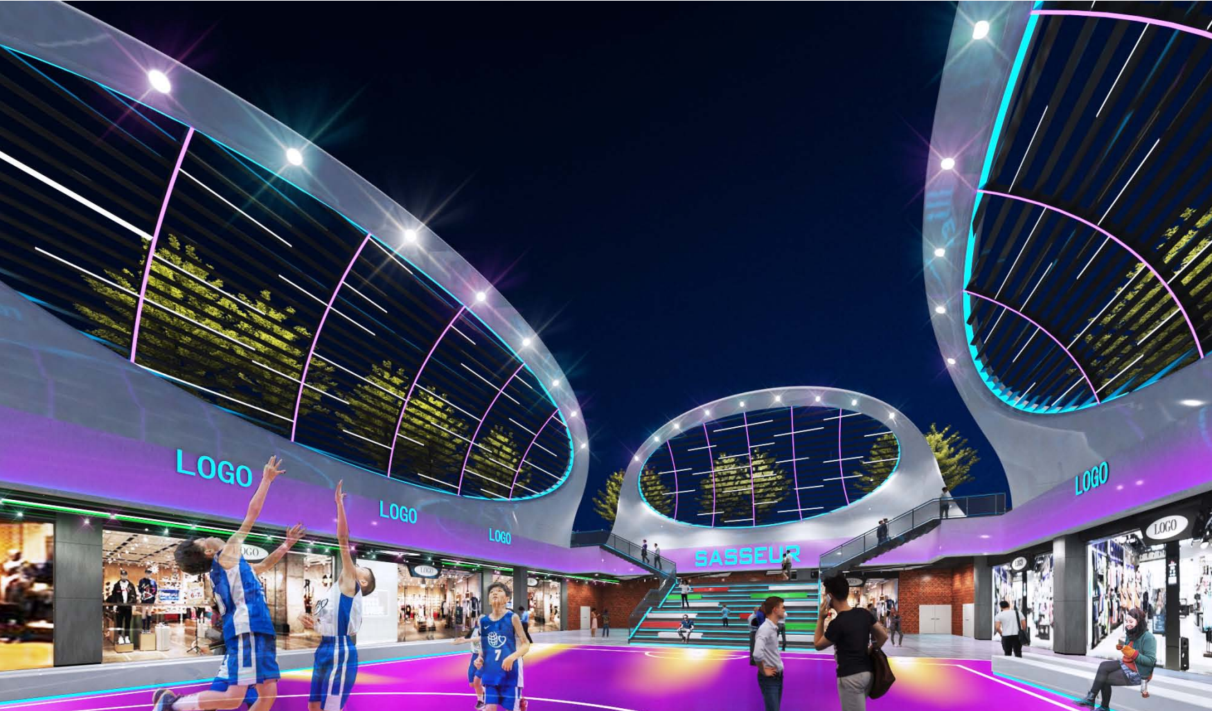 上海嘉定区明发砂之船购物中心-5