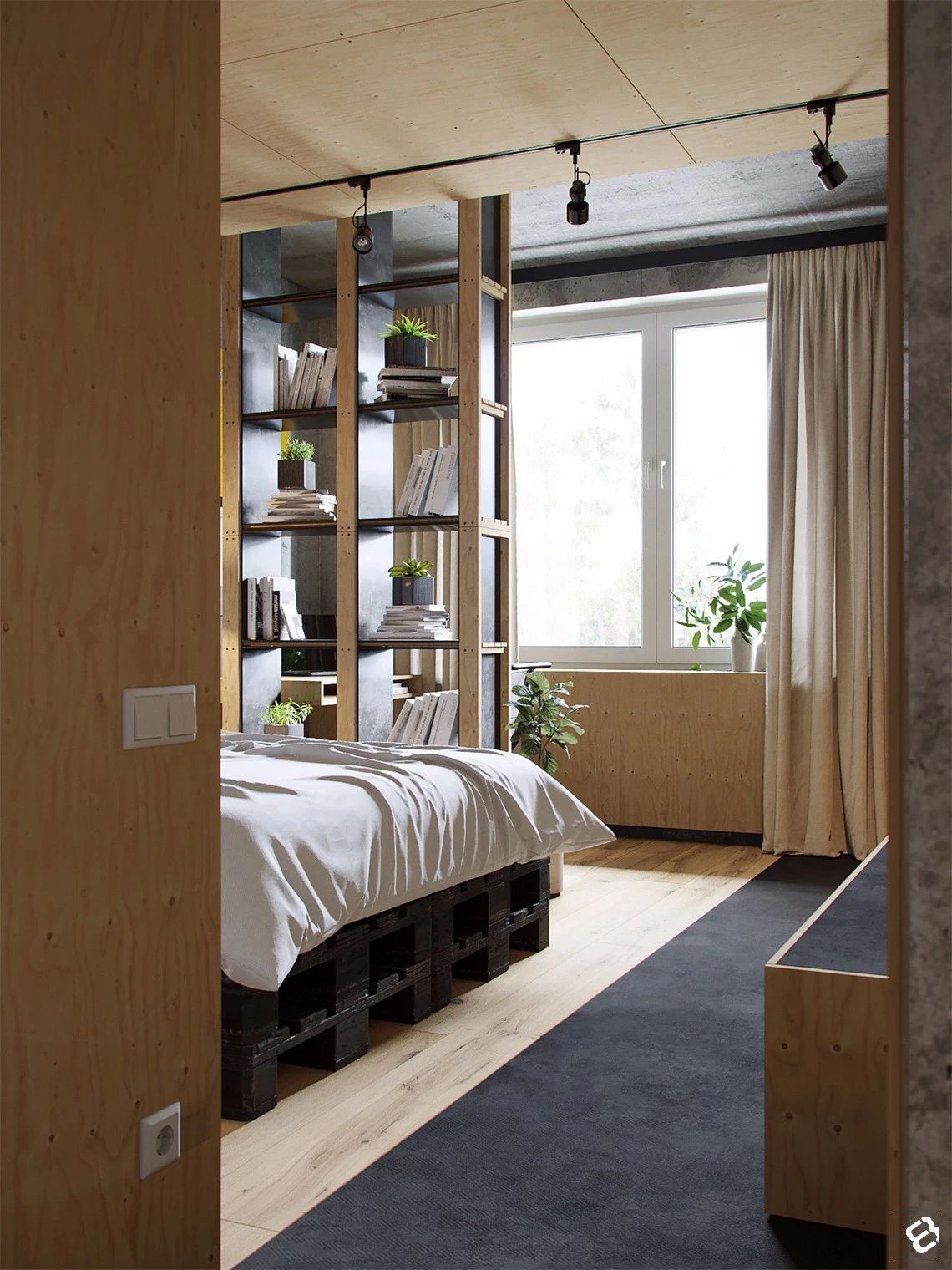 轻工业风 LOFT 住宅设计丨Form8 studio-38