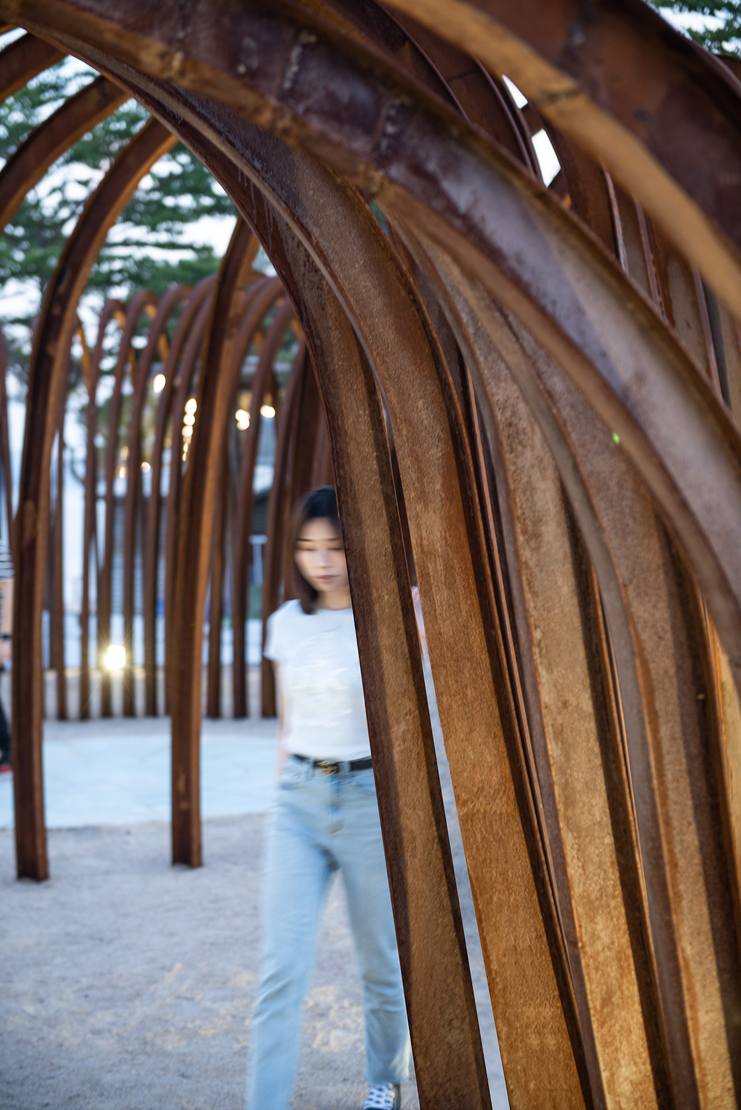 深圳大鹏新区“海之韵”装置——耐候钢打造的海洋主题互动空间-23