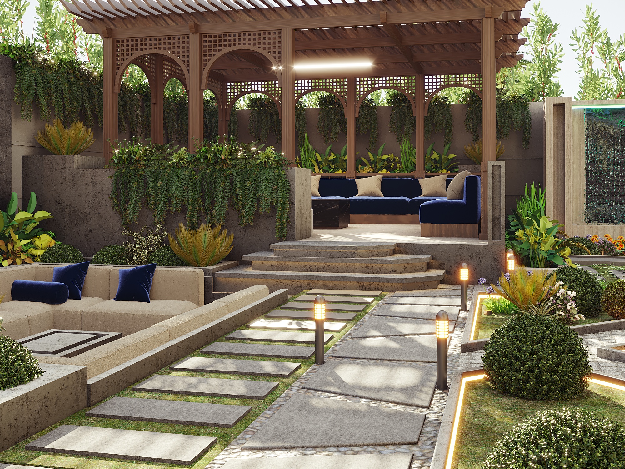 villa landscape &garden-4