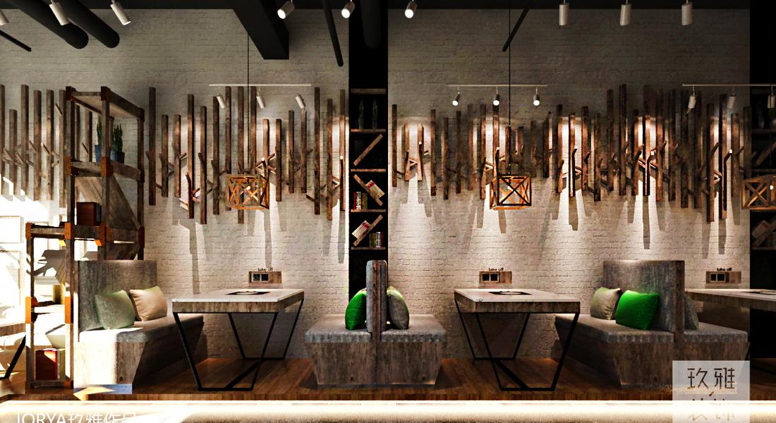 
昌平冒冒火锅店—工业风格 -3