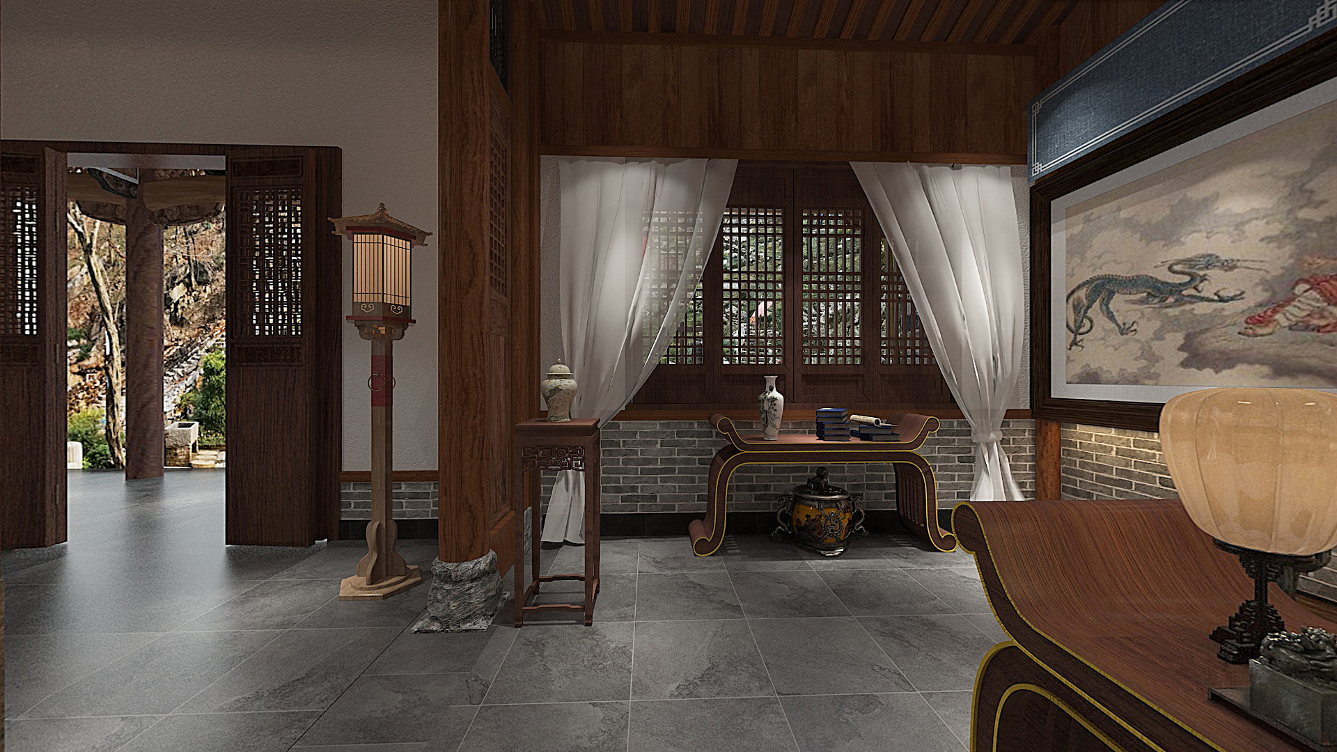 《王安石书堂》,《叶真人馆》文化空间还原及展示设计-25