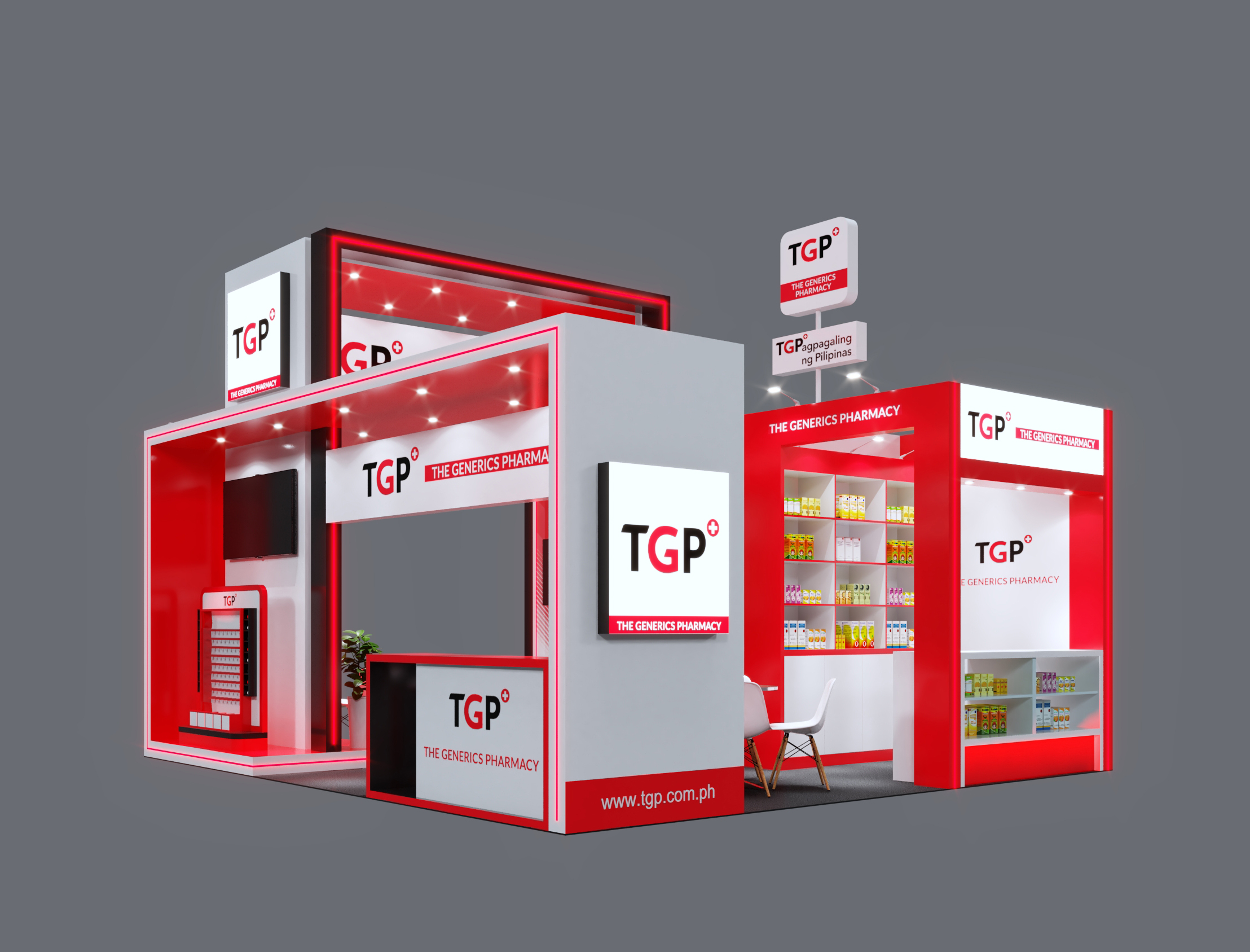 The Generics Pharmacy - Exhibition Booth Design-2