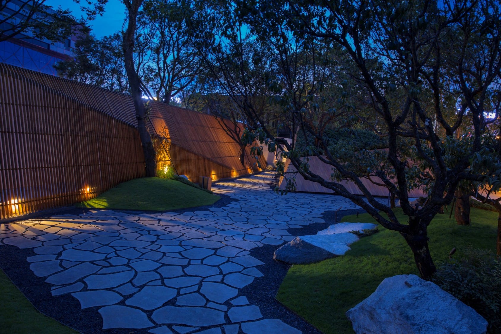 东山丝竹,华夏御府阳光售楼处改造,种地设计-4