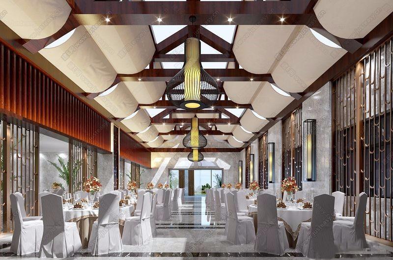 
济南宴会厅会议厅会议室装修装饰设计施工 -0