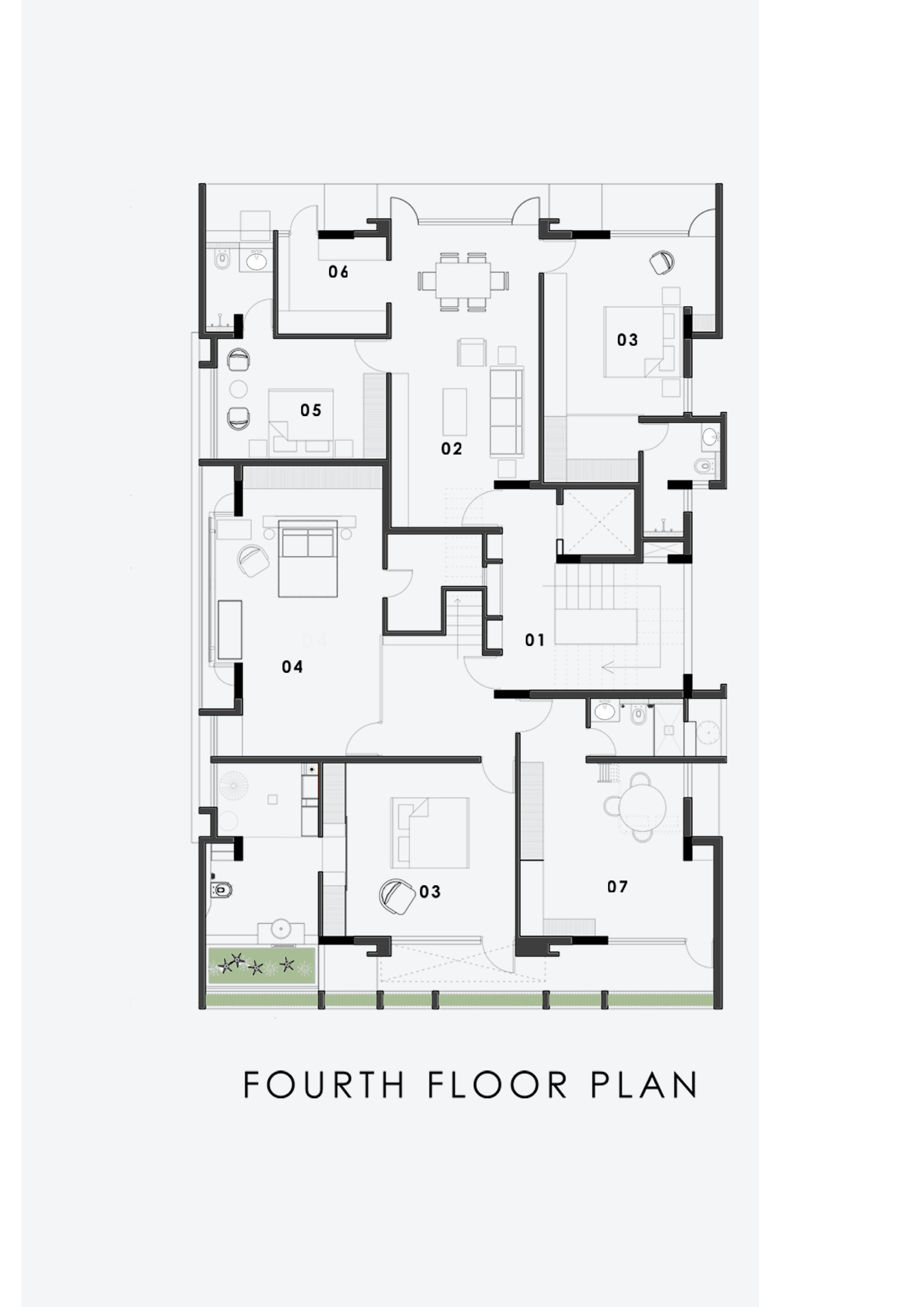 戴维斯路公寓丨印度班加罗尔丨DS2 Architecture-32