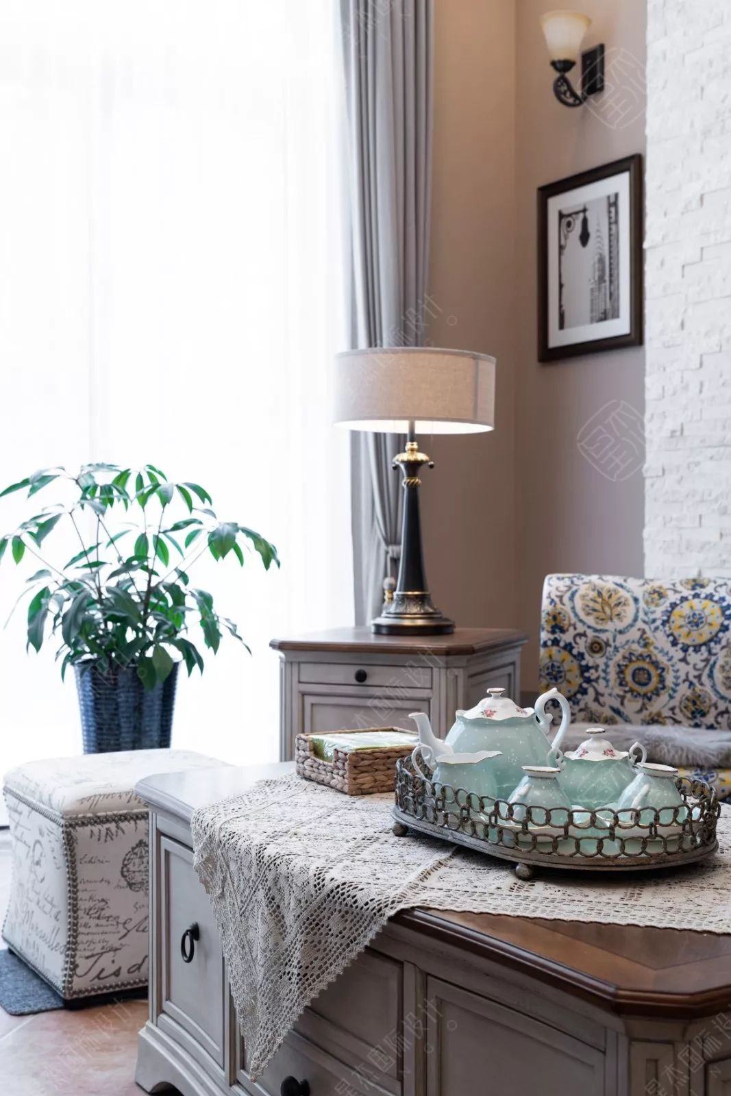 苏州昆山 300㎡美式田园度假别墅,老上海洋房情怀的完美呈现-27