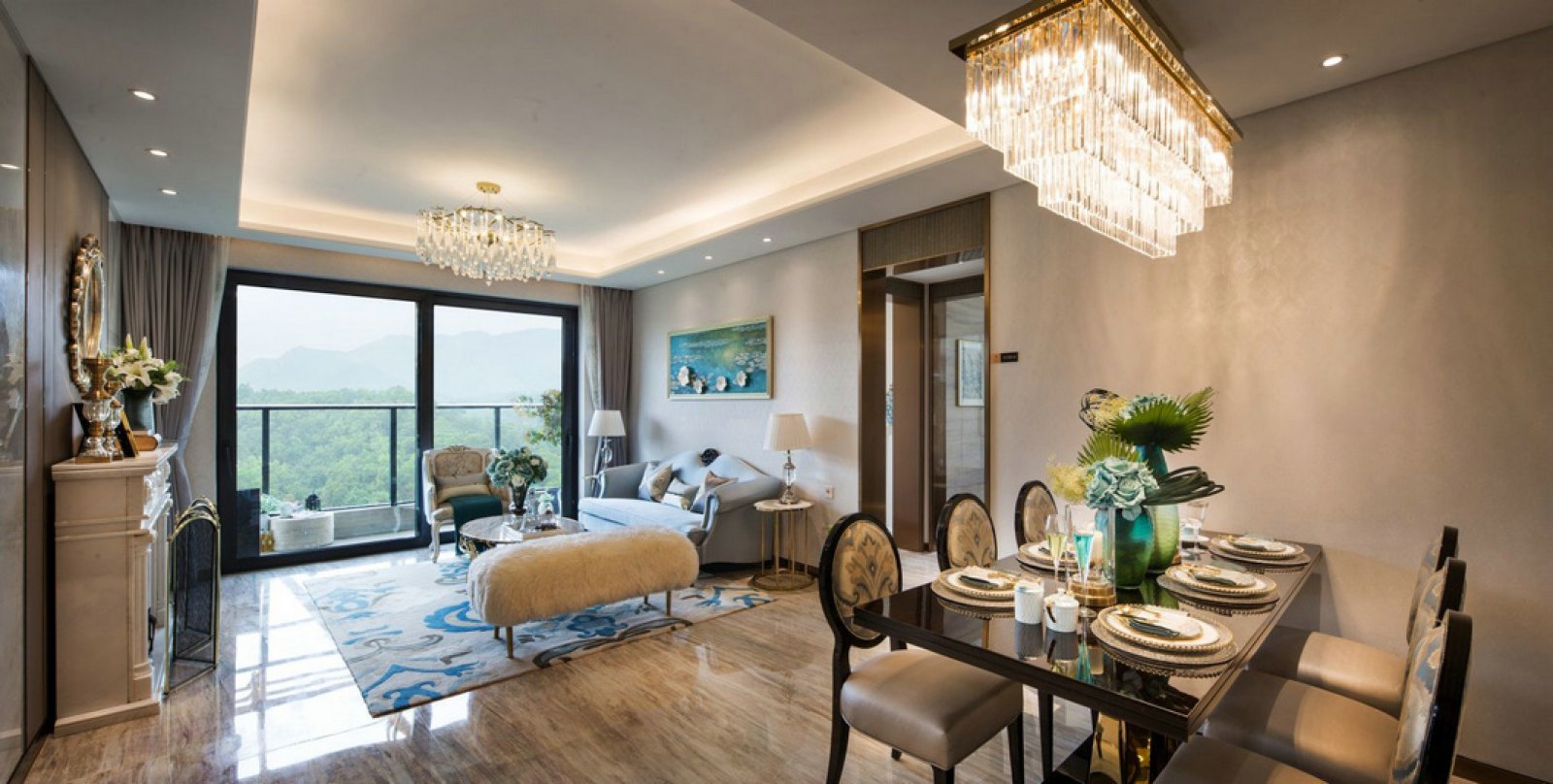 珠海凤凰溪谷法式混搭样板间-8