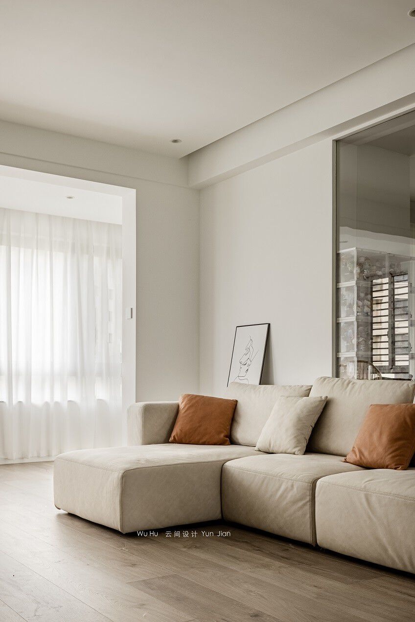 150㎡白色简约低调住宅丨中国芜湖丨芜湖云间设计-5
