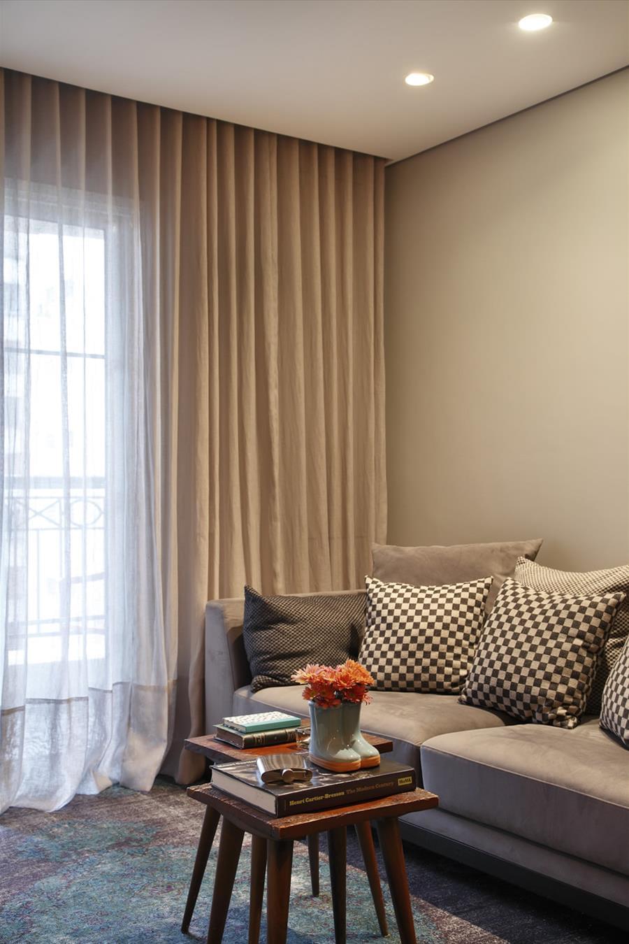 巴西圣保罗 Jardins 区 80 平米复古公寓设计-9