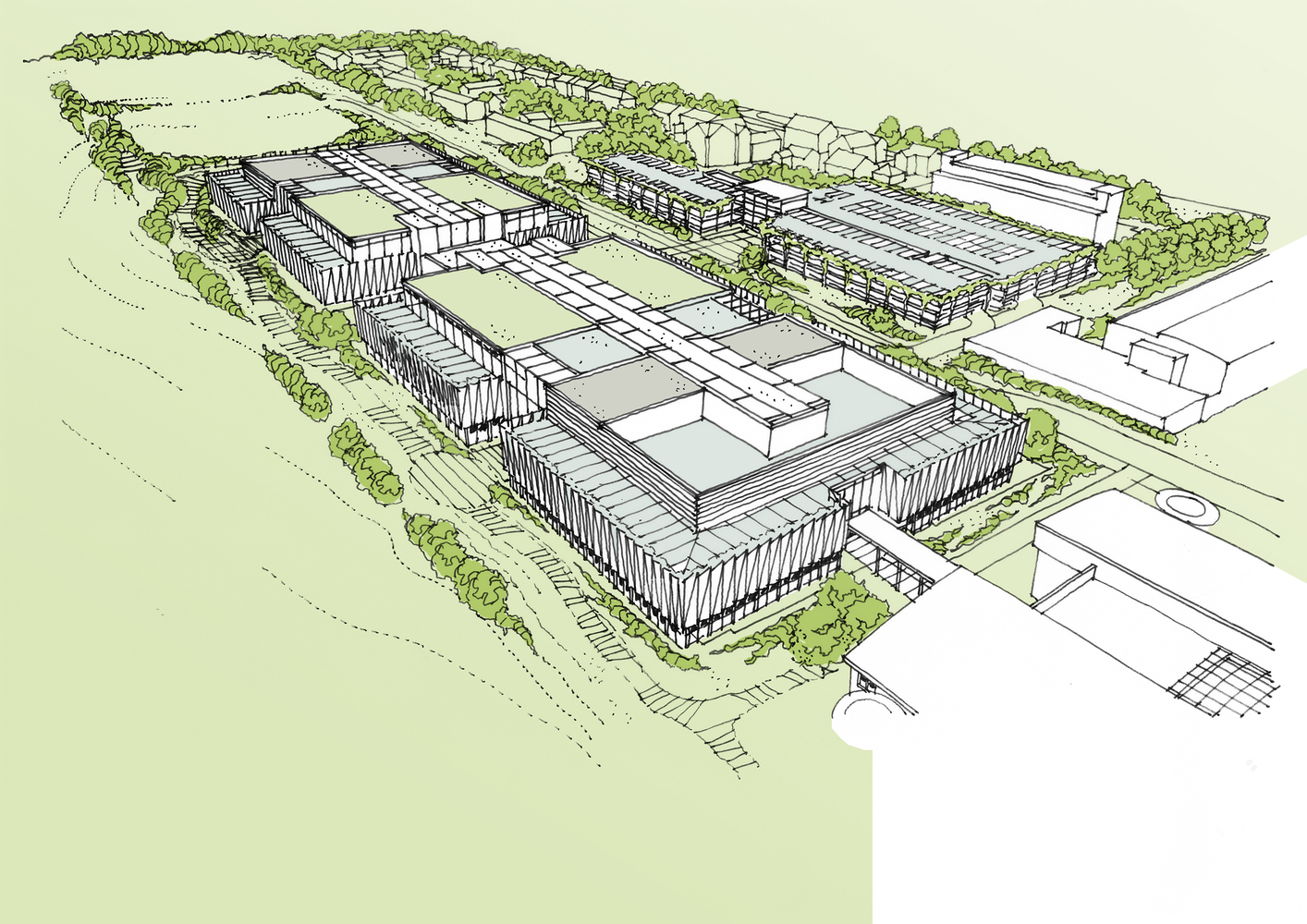 科技巨头 ARM 新总部,硅晶体结构灵感设计-48