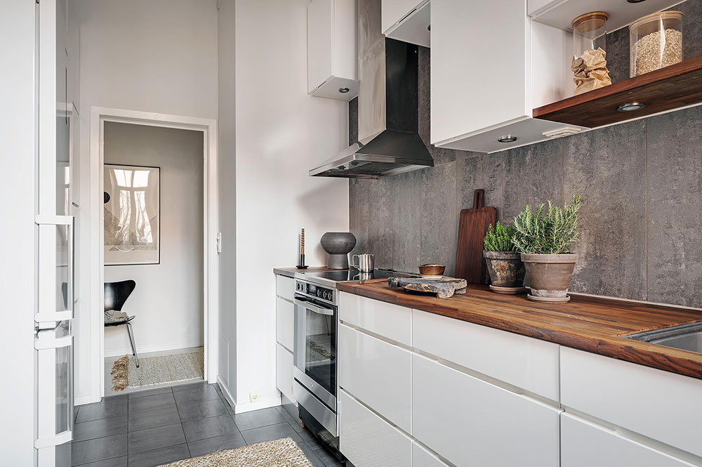 温馨时尚的 80 平米斯堪的纳维亚风格公寓-17