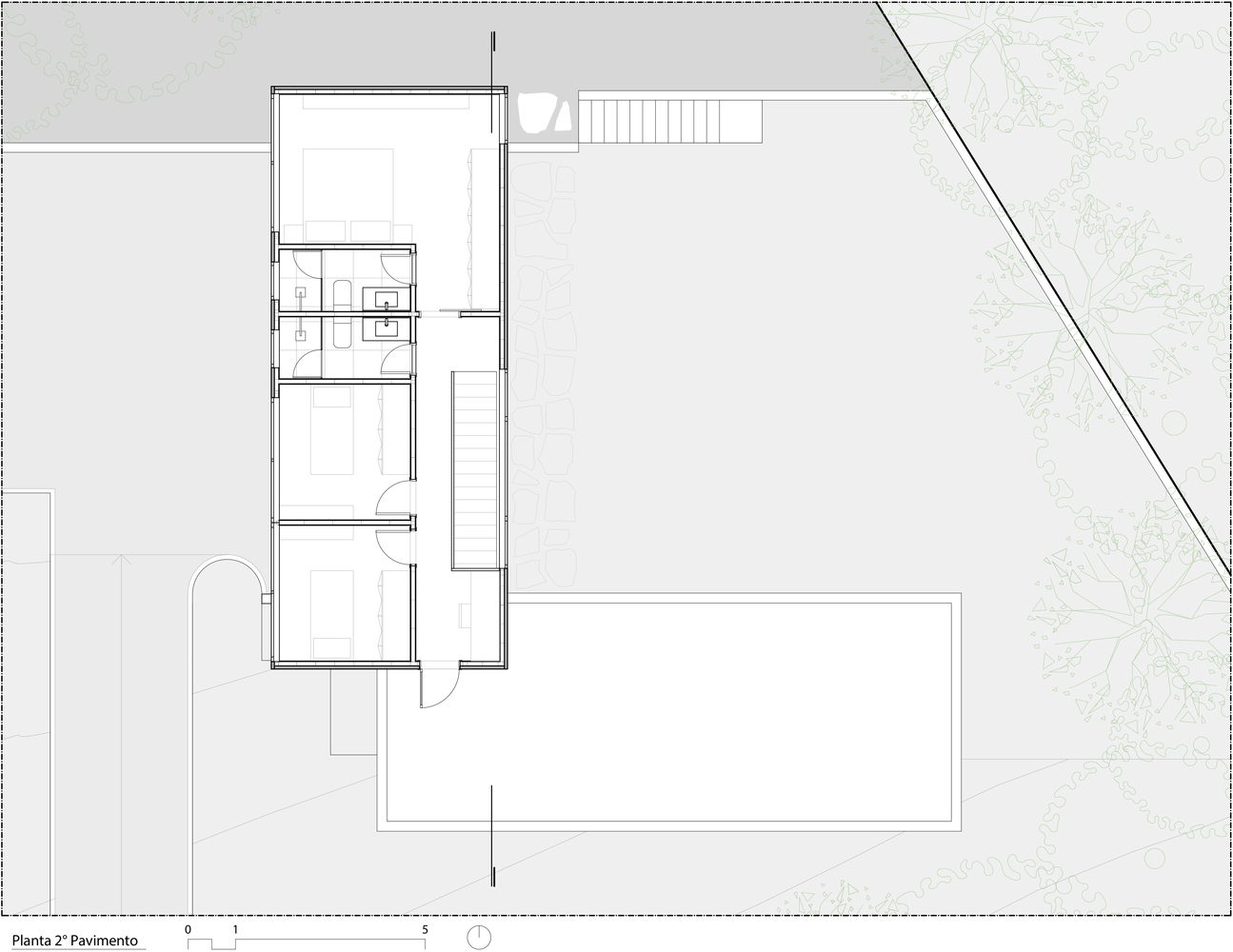 巴西 Pasargada House 绿色生态现代住宅-44