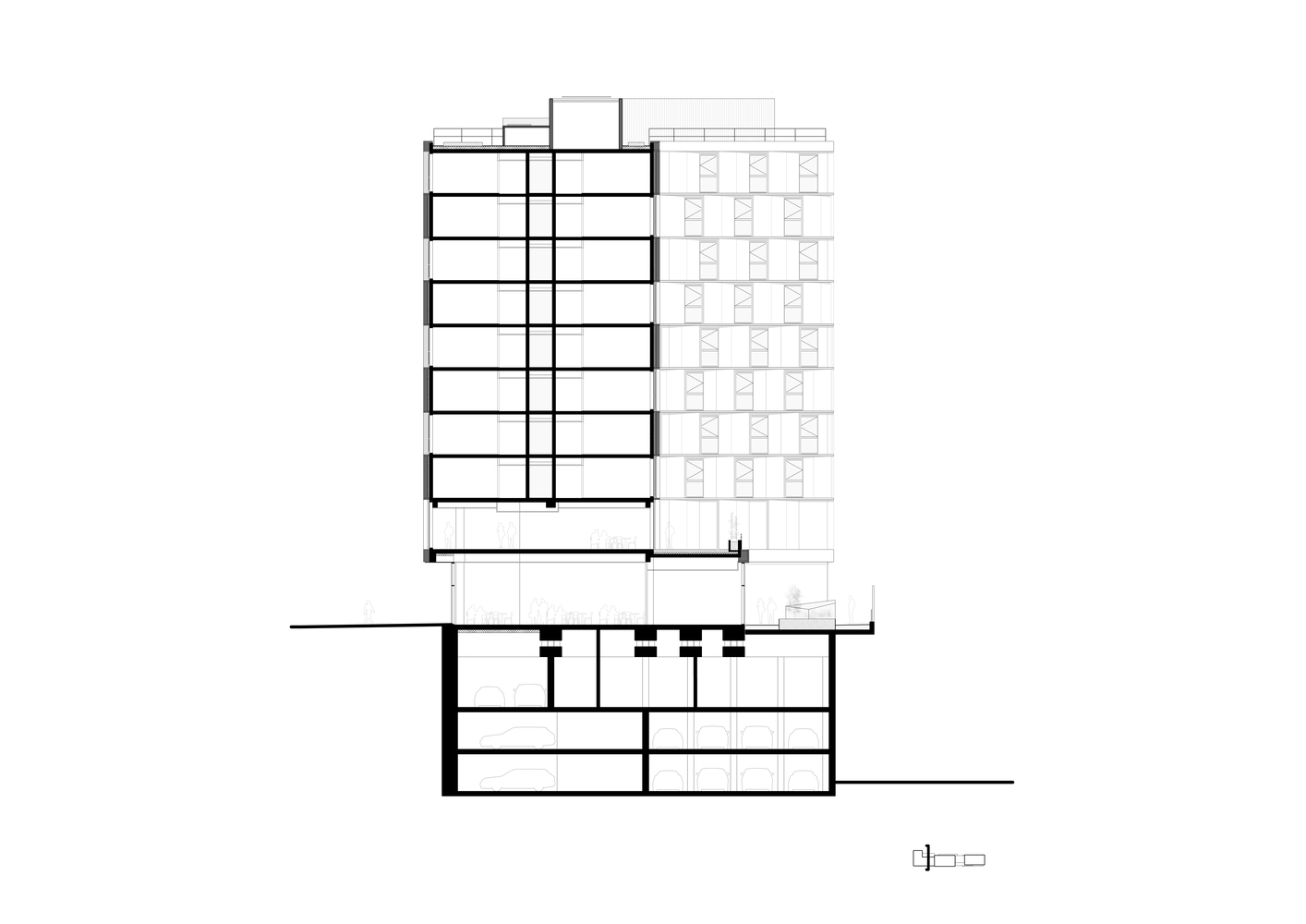 法国巴黎 InDéfense & Hôtel OKKO 综合建筑设计丨3XN,SRA Architectes-44