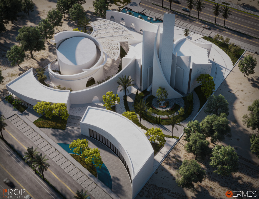 清真寺外部设计与可视化丨沙特阿拉伯丨PROP & AERMES ARCHITECTS-25
