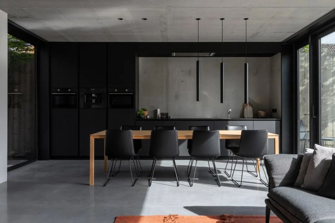 比利时混凝土住宅,温暖现代的可持续发展之家-30