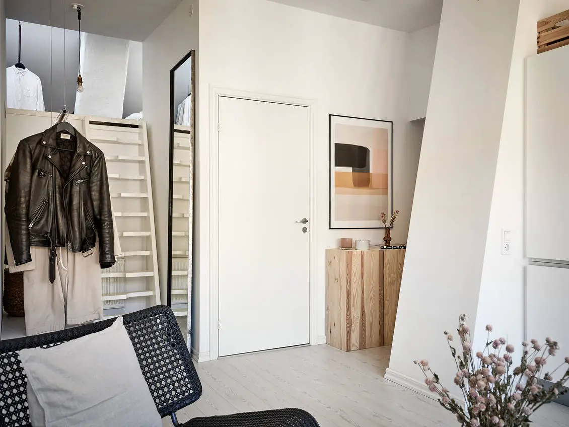 23m²瑞典风格小户型，创意阁楼卧室设计-8