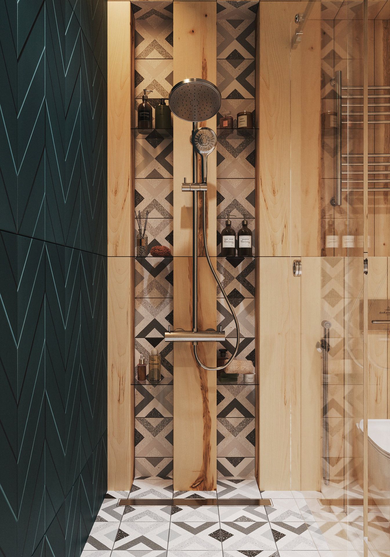 52平米两居室公寓设计项目丨Юля Чернова-37