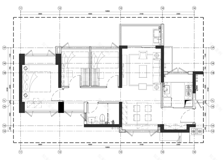蔚蓝左岸花园现代原木风样板间丨中国深圳-39