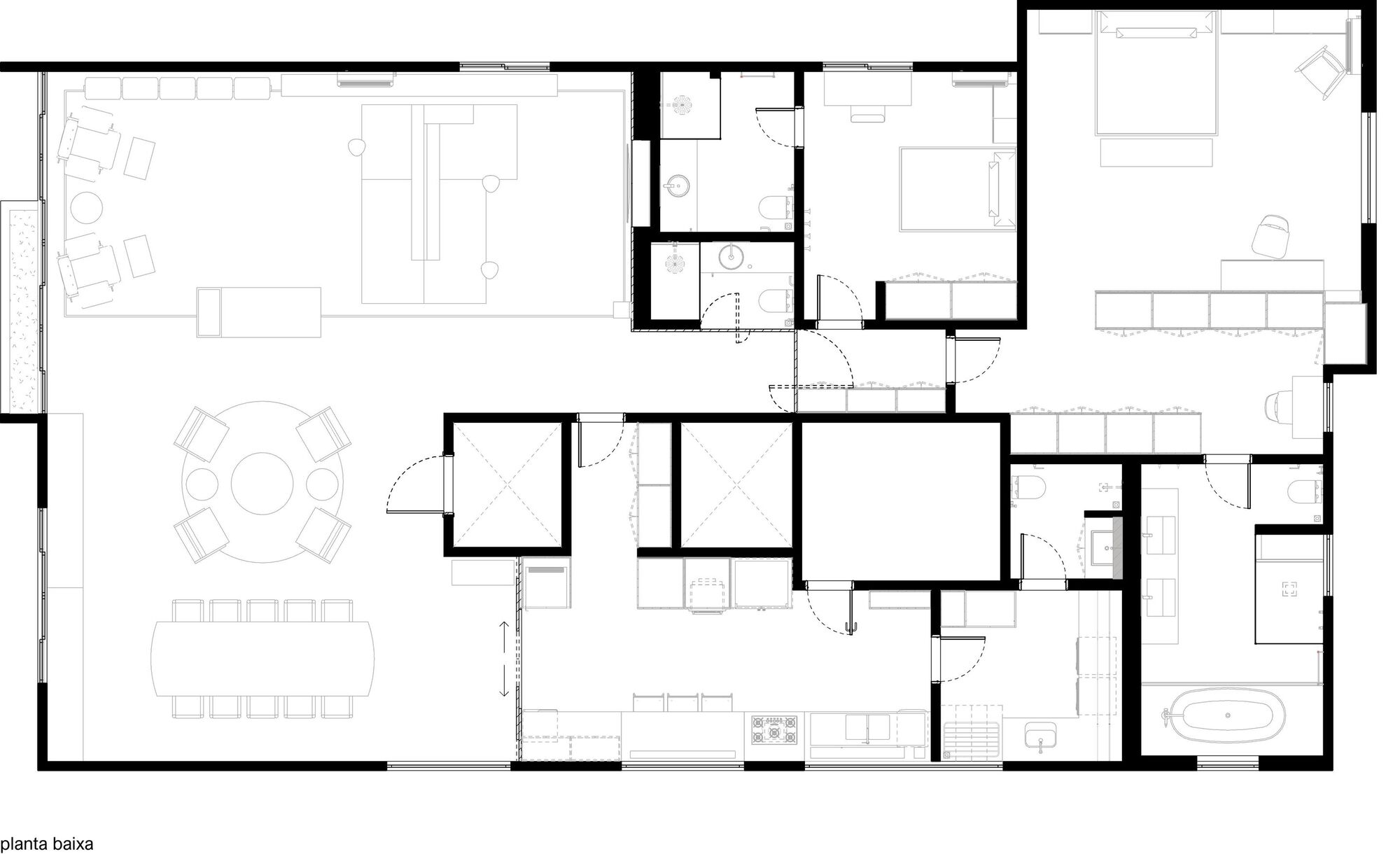 Higienópolis Apartment 公寓改造项目丨巴西圣保罗丨BLOCO Arquitetos-18