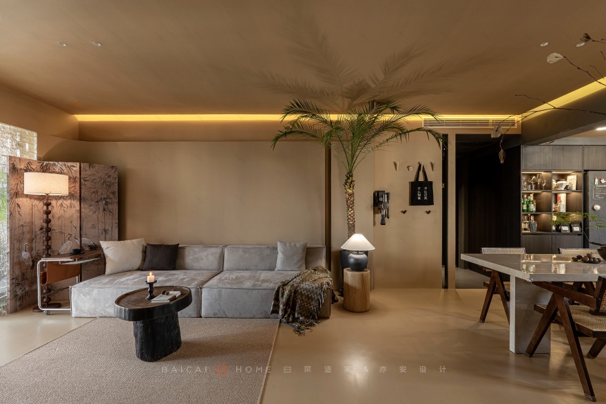 日落而息·咖啡烈酒奶油,华灯初上浪漫如至 · 白菜适家空间设计-15