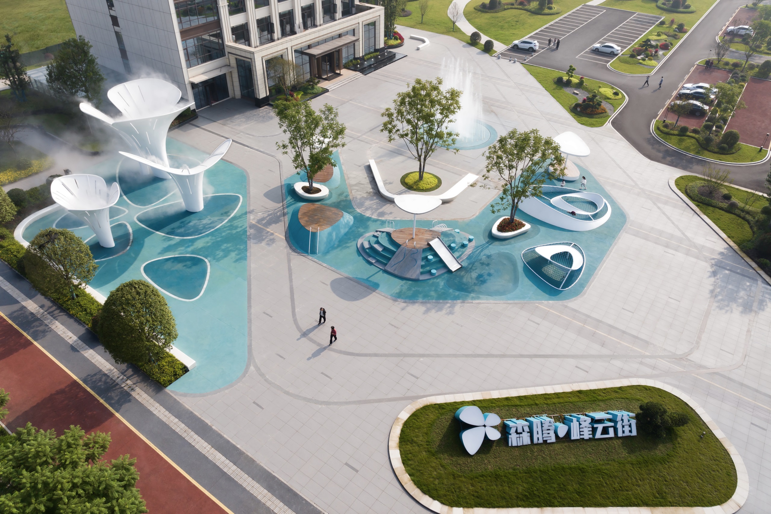 森腾·峰云街广场艺术装置丨中国泸州丨重庆唤醒空间设计有限公司-43