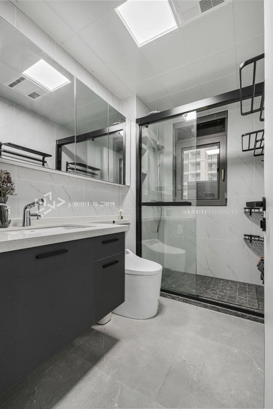 融创运河壹号府 107㎡现代简约五口之家,空间利用最大化-75