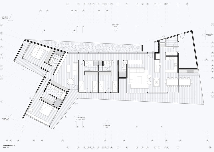 智利湖边 Y 型别墅-20