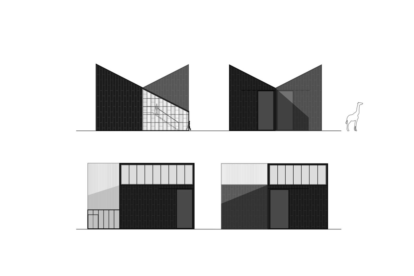 建筑的美妙——让人与长颈鹿在饲养室里产生尺度间的碰撞-7