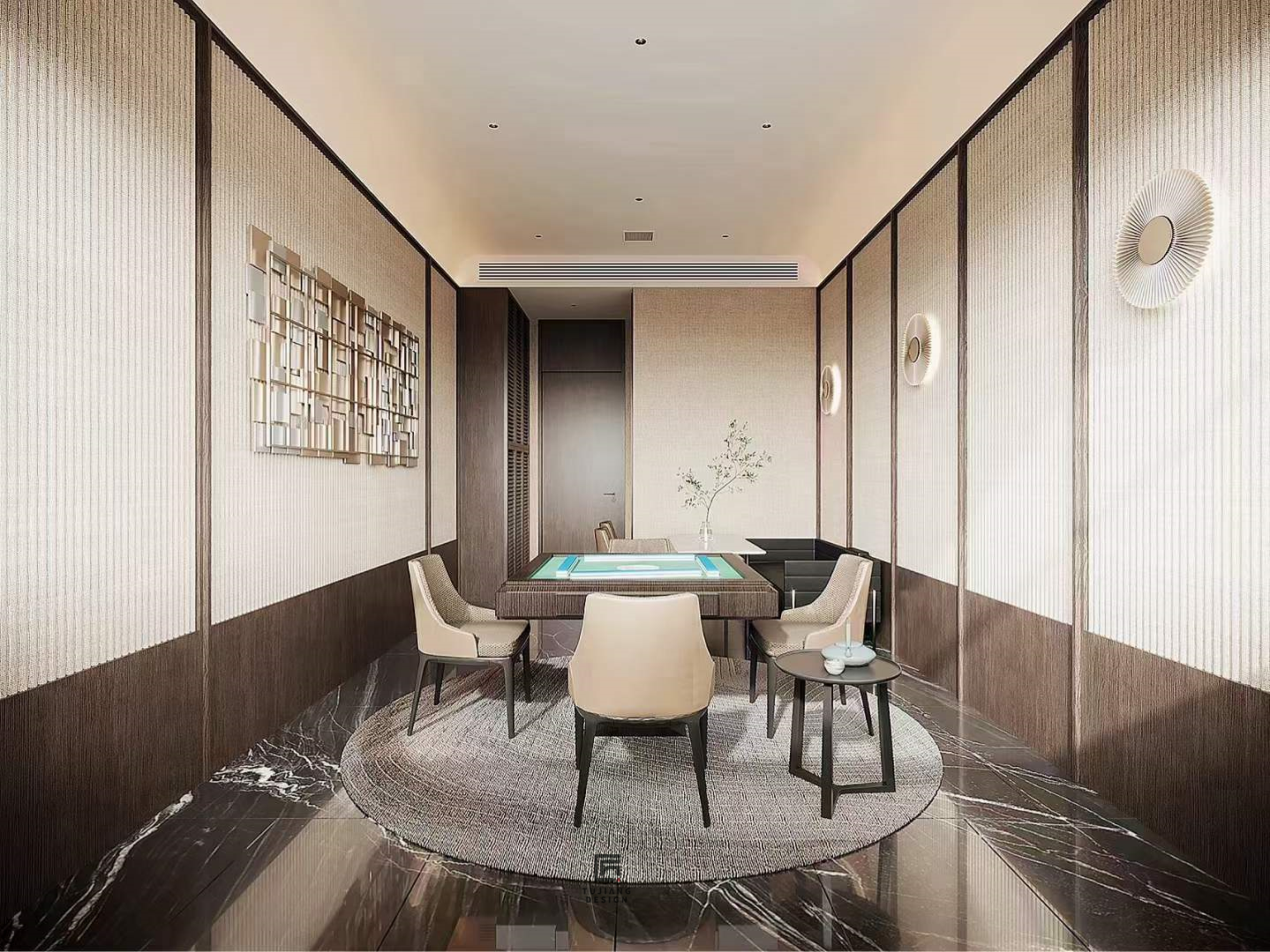 工装棋牌室设计案例 | 打造休闲娱乐的雅致空间-6