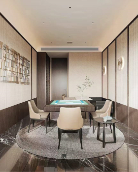 工装棋牌室设计案例 | 打造休闲娱乐的雅致空间
