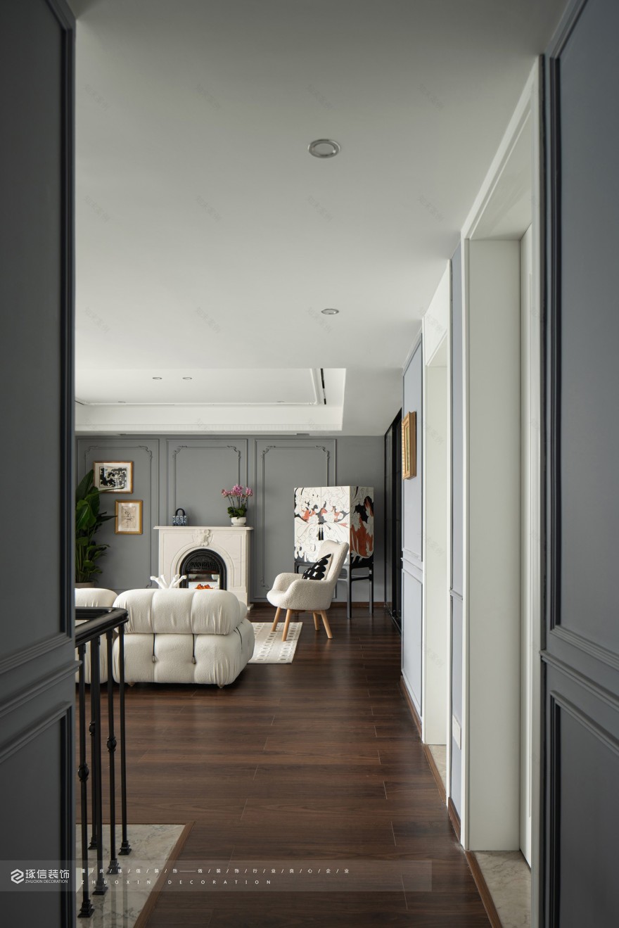 230 平美式混搭之家丨琢信装饰-20