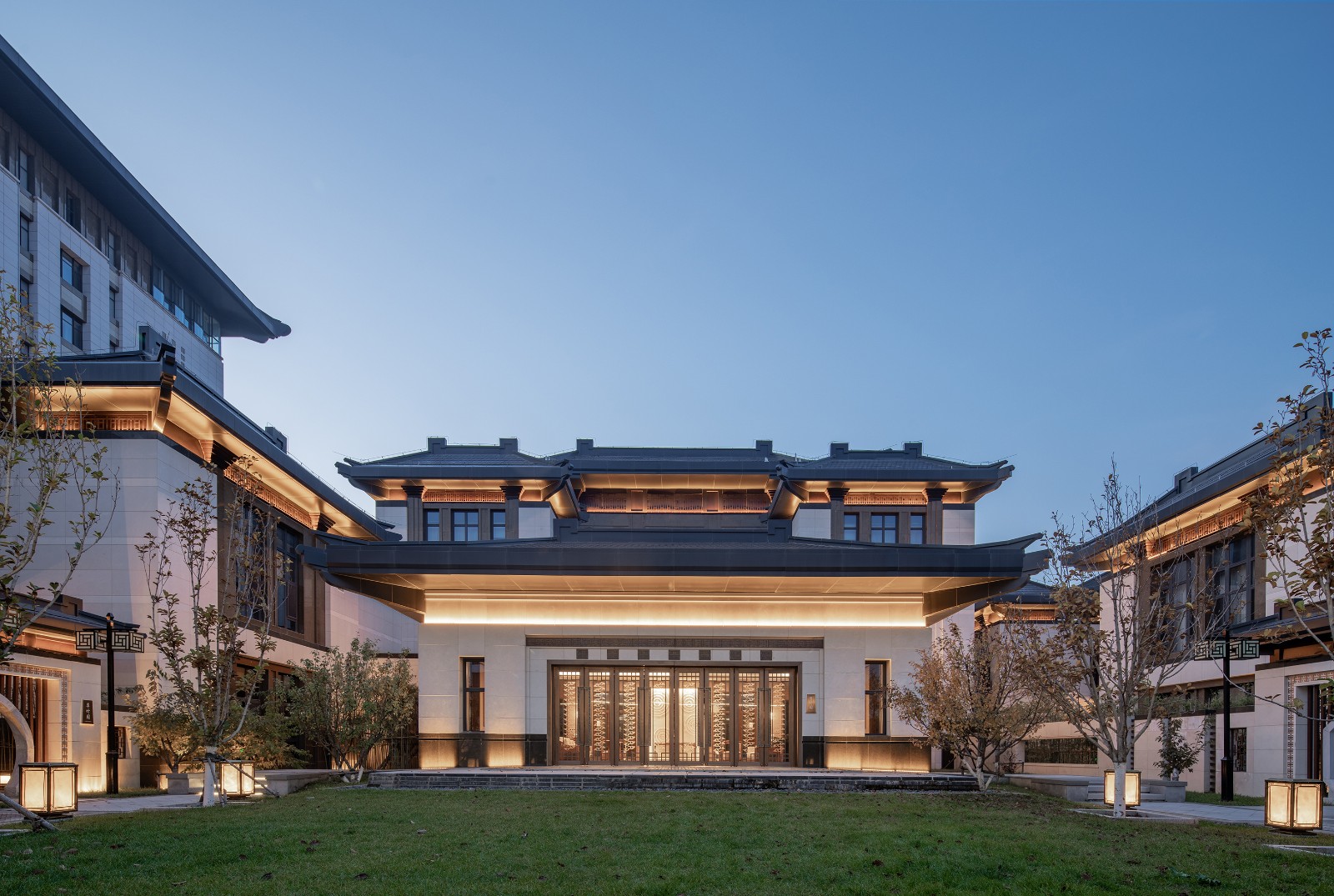 涞源白石山华中小镇二期·白桦林温泉谷竹里馆丨中国河北-40