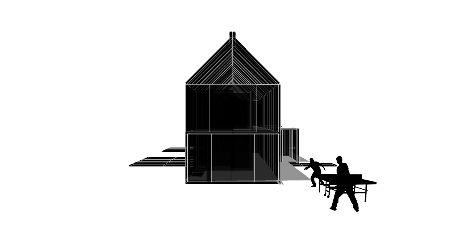 斜向模块化住宅 | 智利 Shotgun House-48